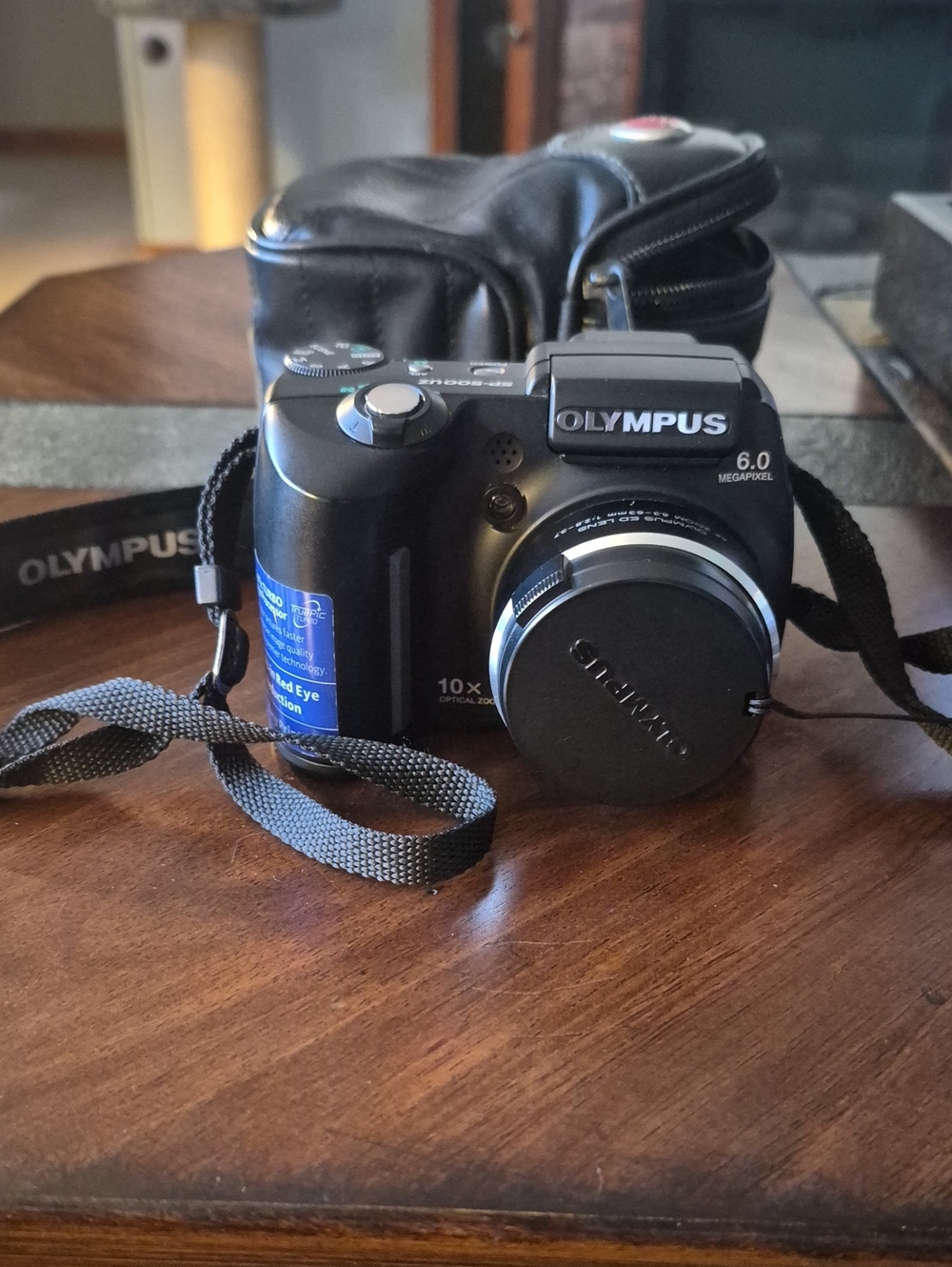 Olympus Black Compact Digital Camera with 10x Optical Zoom